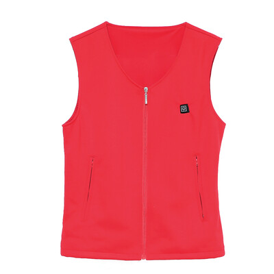 

Knitted Pure Cotton Thermoelectric Vest Intelligent USB Male&Female V Collar Electric Clothes Red