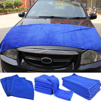

60160cm Large Blue Microfibre Towel for Car Drying Cleaning Waxing Polishing