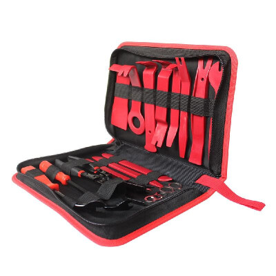 

19Pcs Trim Removal Tool Kit Auto Car Audio Radio Door Panel Clip Pliers Fastener Remover Pry Repair Hand Tool