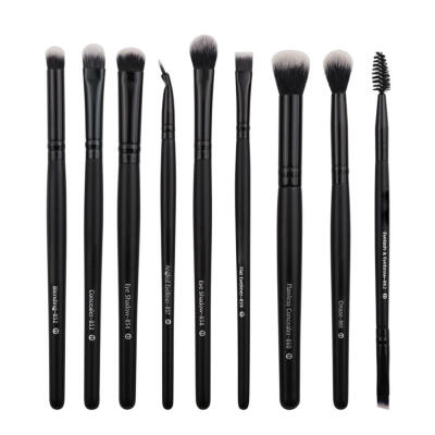 

9pcs Professional Makeup Brushes Set Wooden Handle Blush Eye Shadow Brush