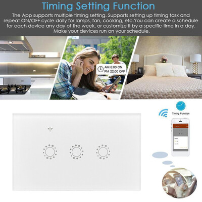 

Siaonvr Switch Capacitive Switch Wireless Remote Control Smart Home AUUS