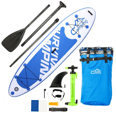 

Campingsurvivals 12111010" Inflatable Sup Stand Up Paddle Board with Three Pulp Two-way Pump Repair Kit&Carry Bag