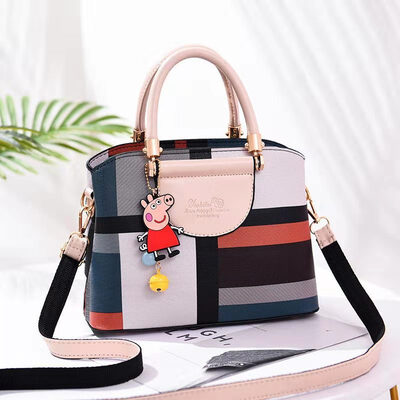 

2019 European&American fashion new ladies big bag cool simple shoulder bag handbag