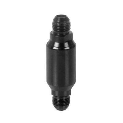 

Universal AN8 100 Micron Black Billet Aluminum Inline Fuel Petrol Filter
