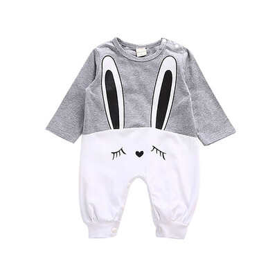 

Autumn Baby Boy Girl Clothes Newborn Cotton Rompers Jumpsuit Costumes Long Sleeve Animal Printing