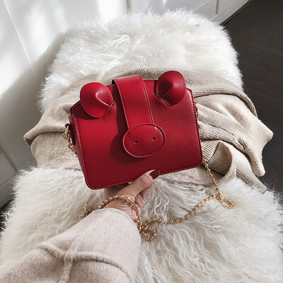 

Ins network celebrity girl foreign air small bag cute pig bag new 2019 Korean version of the chain single shoulder slanted girl ba