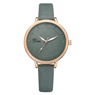 

Womens Watches DISU Best Selling Ladies Quartz Wristwatch Leather Strap High Quality Clock Fashion Dress Reloj Mujer