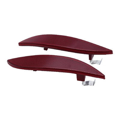 

Left&Right Rear Reflector Bumper Tail Light lens Lamp Trim Panel Back Door Replacement for Renault Megane MK3 2008-2013 265600004R