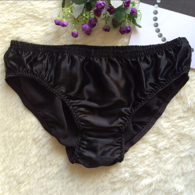 

Mens Mini Soft Briefs Underwear Knickers 100 Silk Lace Panties Bikini Lingerie