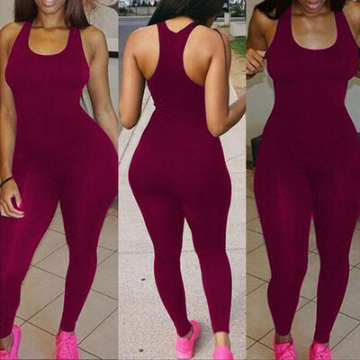 

Womens Sports YOGA Workout Fitness Leggings Pants Jumpsuit Bodysuit Rompers