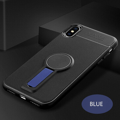 

Soft Silicone Case For iPhone 7 8 6 6s Magnetic Kickstand Cases For iPhone 7 8 6 6s Plus X 10 Anti-knock Case Cover Fundas