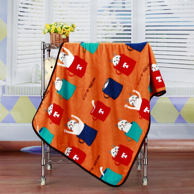 

Home Flannel Blanket Children Blanket Cat Air Conditioning Blanket