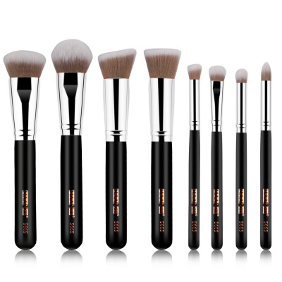 

Toponeto 8Pcs Makeup Brushes Powder Foundation Eyeshadow Eyeliner Lip Cosmetic Brush