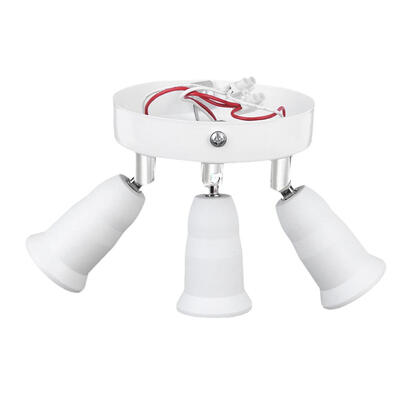 

Adjustable E27 Splitter 359 Head Lamp Base LED Bulb Holder Adapter Socket