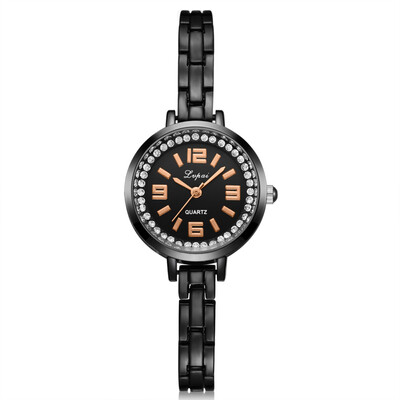 

Luxury Womens Watches Roman numerals Alloy Strap Clock With Rhinestone Scale Dial Ladies Quartz Wristwatch Zegarek Damski
