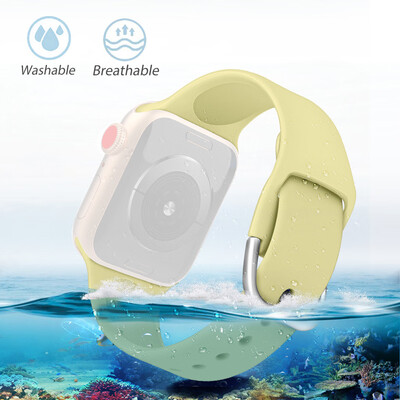 

〖Follure〗Replacement Sports Soft Silicone Wristband Strap For iWatch Series 234 3840MM