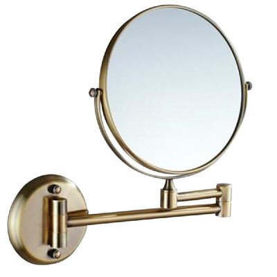 

Makeup Mirror Wall Mounted 3X Magnifying Make up Mirror Adjustable Foldable Swivel Dual Sides Mirror for Bathroom Barbershop Washr