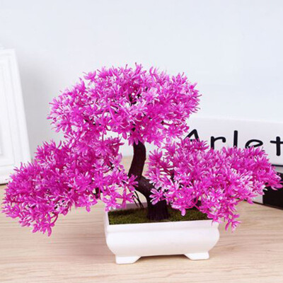 

Artificial Bonsai Plastic Resin Fake Flower Home Living Room Decoration