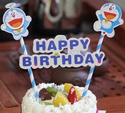 

FUNNYBUNNY cartoon children birthday cake flag