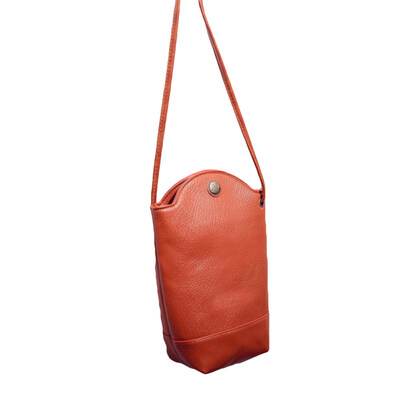 

Vintage Women Faux Leather Solid Color Buckles Bucket Shoulder Crossbody Bag