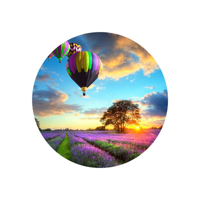 

〖Follure〗3D New Round Flower Print Desktop Floor Door Waterproof Home Decorative Stickers