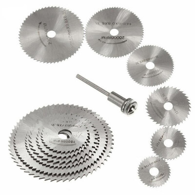

HSS Circular Saw Disc Set Accessory Mini Drill Rotary Tool Wood Cutting Blade