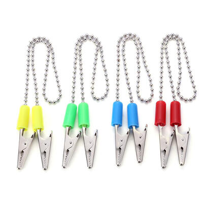 

Napkin Holder Dental Lab Bib Crocodile Clips Flexible Metal Ball Chain
