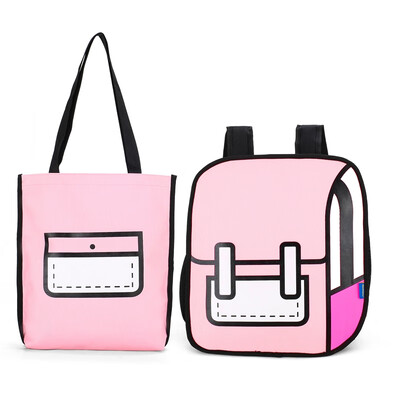 

Japanese color contrast secondary school childrens school Lin miaomiao same bag bag female Korean ulzzang high school