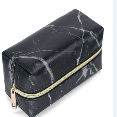 

2018 New Style Fashion Marble Multi-Function Purse Box Travel Makeup Cosmetic Bag Toiletry Colorful Print