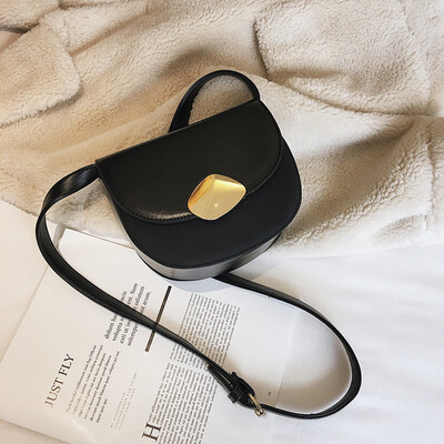 

Qiao Bani 2019 new Korean chic fashion matte hit color small square bag wild single shoulder diagonal trend handbags