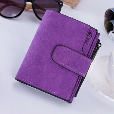 

Wallet Women Coin Card Bag Leather Ladies Bifold Small Handbag Purse Gift