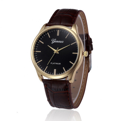 

New Style Geneva Women Watch Top selling Fashion Popular Quartz Watches Casual Leather Female Girl Lady Round Wristwatch &Ff
