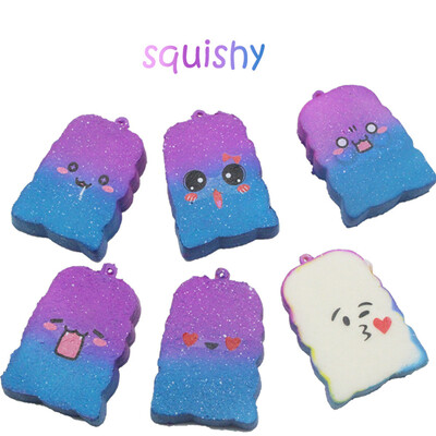 

Siaonvr Flexible Galaxy Toast Slow Rising Cartoon Cream Scented Stress Relief Toys