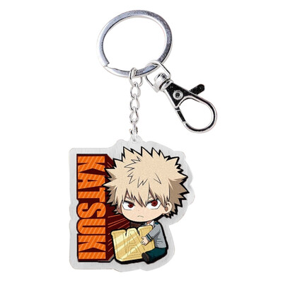 

My Hero Academia Keychain｜Anime Boku My Hero Academia Keychain Key Ring My Hero Academia Acrylic Figure Keychain Anime Fans Gift