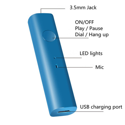 

YODELI 35mm Jack Bluetooth Wireless For Car Music Audio Bluetooth Receiver Adapter Aux For Headphone Reciever for Handsfree