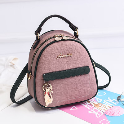 

In summer the Korean version of the new womens trendy Korean version has a single shoulder slant bag backpack double shoulder f