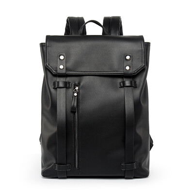 

Backpack Young Mens Bag Simple Pure Cortex Shoulder Bag Leisure Outdoor Backpack Travel Bag