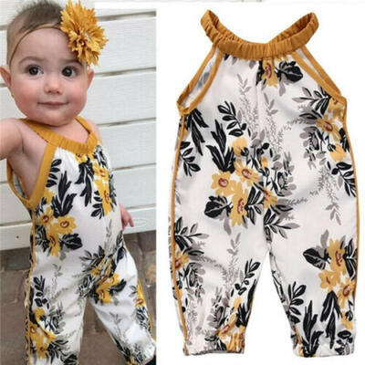 

Fashion Toddler Kid Baby Girl Romper Infant Jumpsuit Bodysuit Clothes Outfit Set