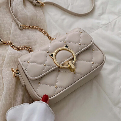 

Hundred lap women 2019 new summer gas rhomboid chain small square bag Korean version fashion single shoulder oblique satchel bag