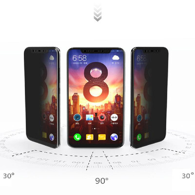 

3 Pcs Screen Protector Anti-Peeping Privacy Protection 25D Curved Tempered Glass Film Ultra-Thin High Transparency Anti-Dirt Shat