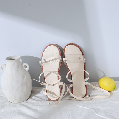 

Fairy wind sandals female student shoes female 2019 summer new Joker green harbor fashion shoes shoes ins tide