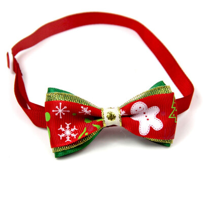 

Christmas Series Pet Supplies Handmade Ribbon Dog Bow Ties Cat Neck Tie