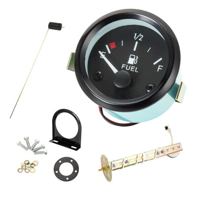 

Universal Car Fuel Level Gauge With Fuel Sensor E-12-F Pointer 2 52mm