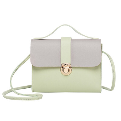 

New Fashion Casual Color Women Matching Shoulder Mobile Phone Bag Ladies Small Fresh Mini Change Crossbody Bags Hasp Hand