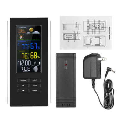 

Digital Thermometer Hygrometer with Remote Sensor Colorful Wireless Weather Station InOutdoor Temperature Humidity Monitor