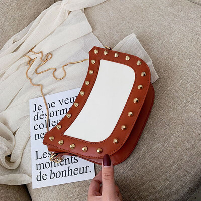 

Tailored Womens Fashion Patchwork Retro Shoulder Bag Handbag Bag Small Square Bag