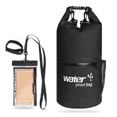 

10L 20L Outdoor Waterproof Dry Bag Roll-top Sack Waterproof Floating Bag with Waterproof Phone Case