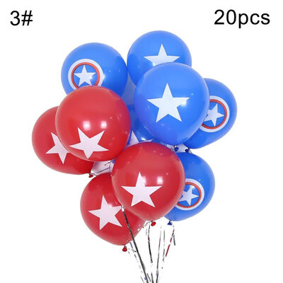 

Colorful 4th of July Independence Day Numbers Star Ballons Party Props Decor