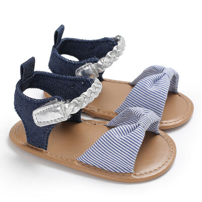 

Newborn Infant Baby Girl Bow-Knot Sandals Summer Moccasin Shoes 1st Prewalker