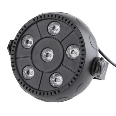 

AC 90-240V Voice-activated Mini RGB 6LED PAR Stage Light Indoor Disco Lamp